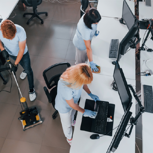 <Reinheit in jedem Raum – Professionelle Sauberkeit für Ihr Business / KK-Gebäudereinigung